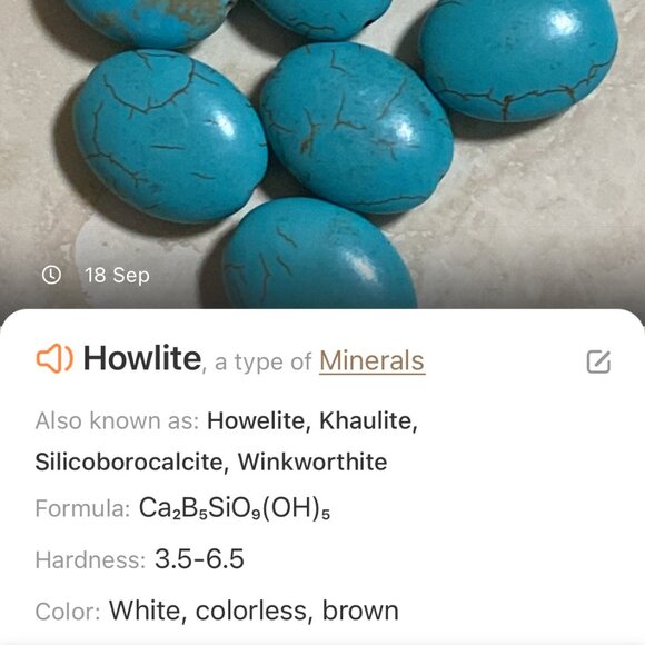 2/$20, Genuine Dyed Howlite Bracelet, Genuine Gemstone + Bronze Grape Leaf Clasp - Picture 8 of 11